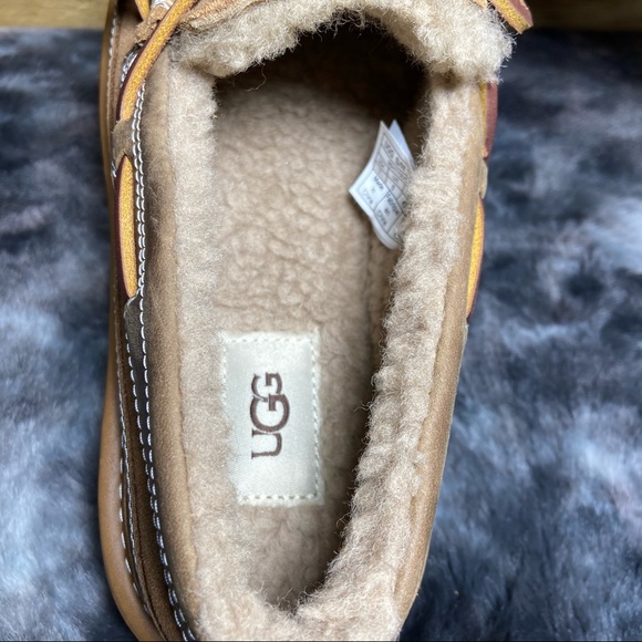 NEW UGG LACE SLIP-ON WOOL LOAFER CHESTNUT ⭐️